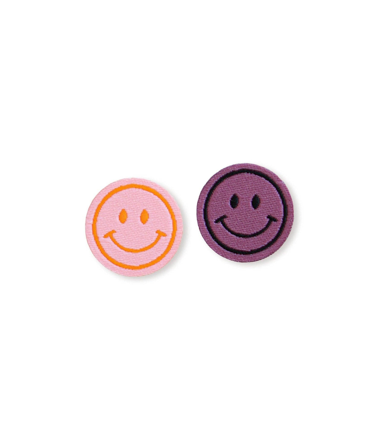 Patch - mini smile - 2er Pack - Berry/Rosa *iron-on*