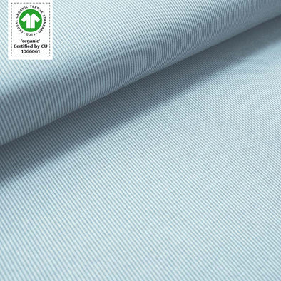 Fairtrade Bio Jacquard Rippenmuster Gletscher (GOTS)