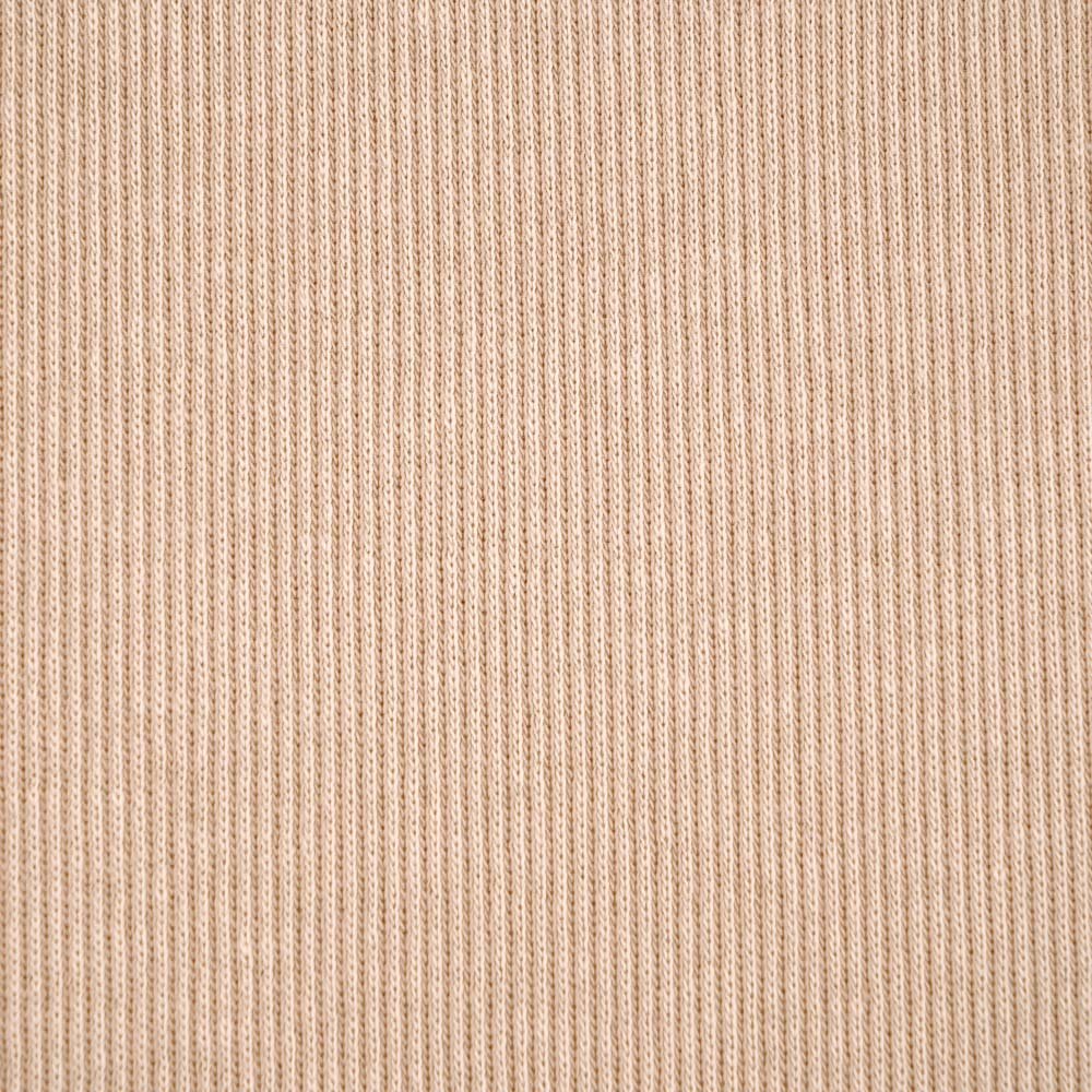 Fairtrade Bio Jacquard Rippenmuster sand (GOTS)