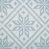 Fairtrade Bio Jacquard Snowflake gletscher (GOTS)