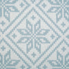 Fairtrade Bio Jacquard Snowflake gletscher (GOTS)