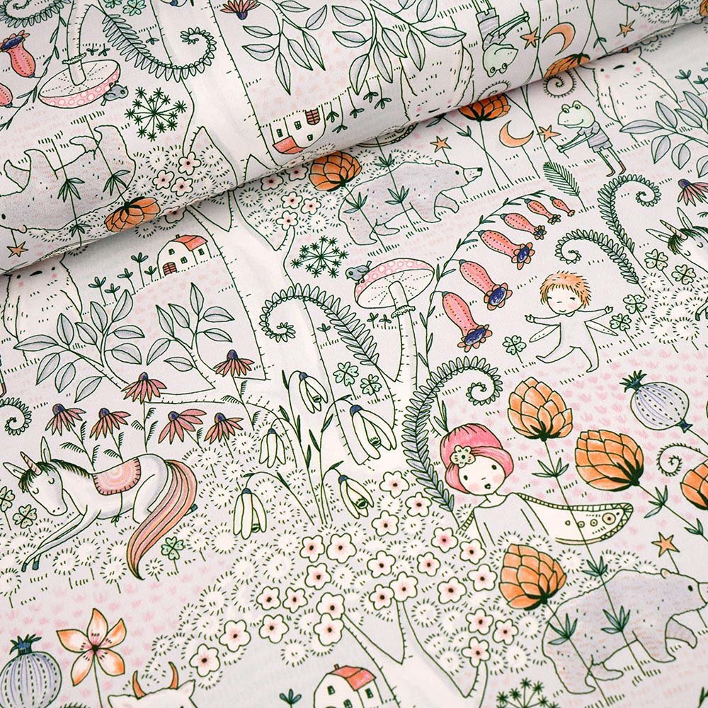 Fairtrade Biojersey Elfentraum (GOTS)