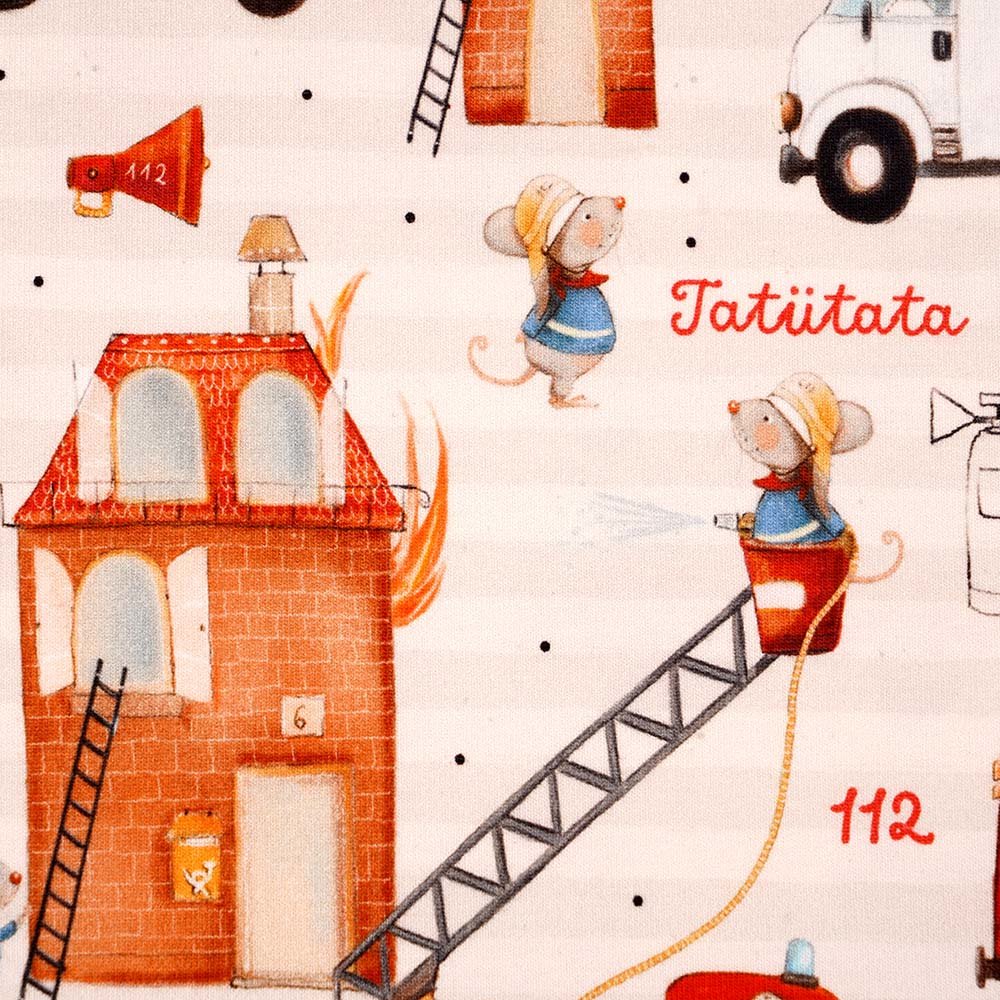 Maillot bio équitable pour pompiers (GOTS)