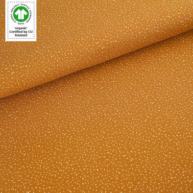 Fairtrade biojersey spotties macadamia,