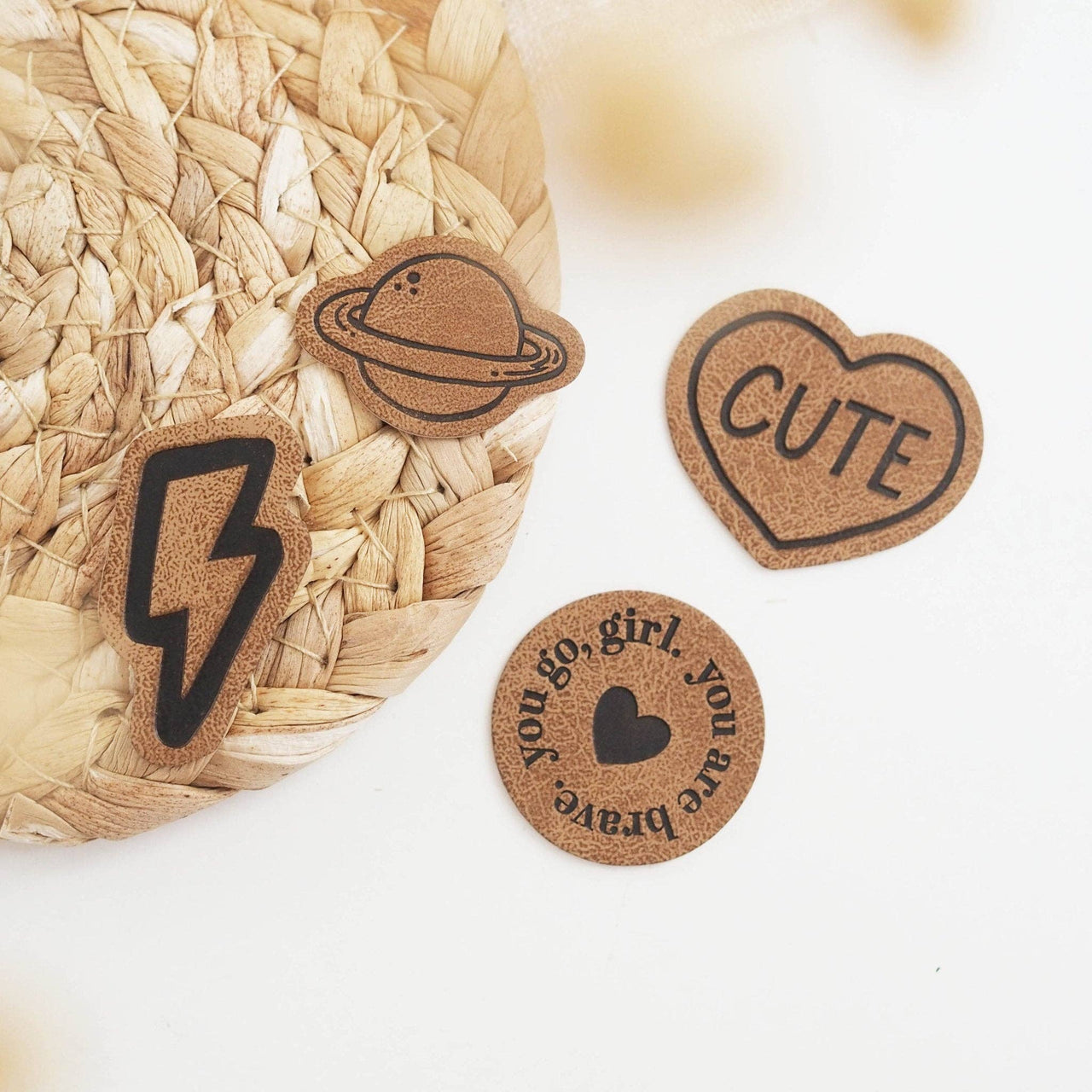 Kunstlederlabel - Mini Blitz *iron-on*