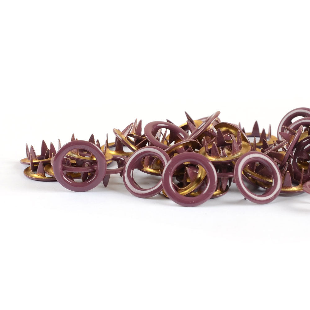 Jersey Druckknöpfe "eggplant" (11 mm)