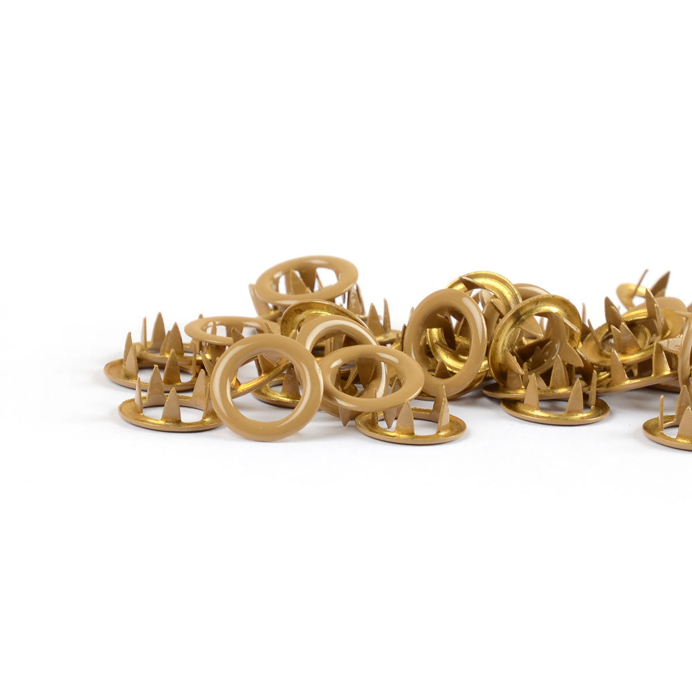 Bottoni automatici Jersey "toffee" (11 mm)