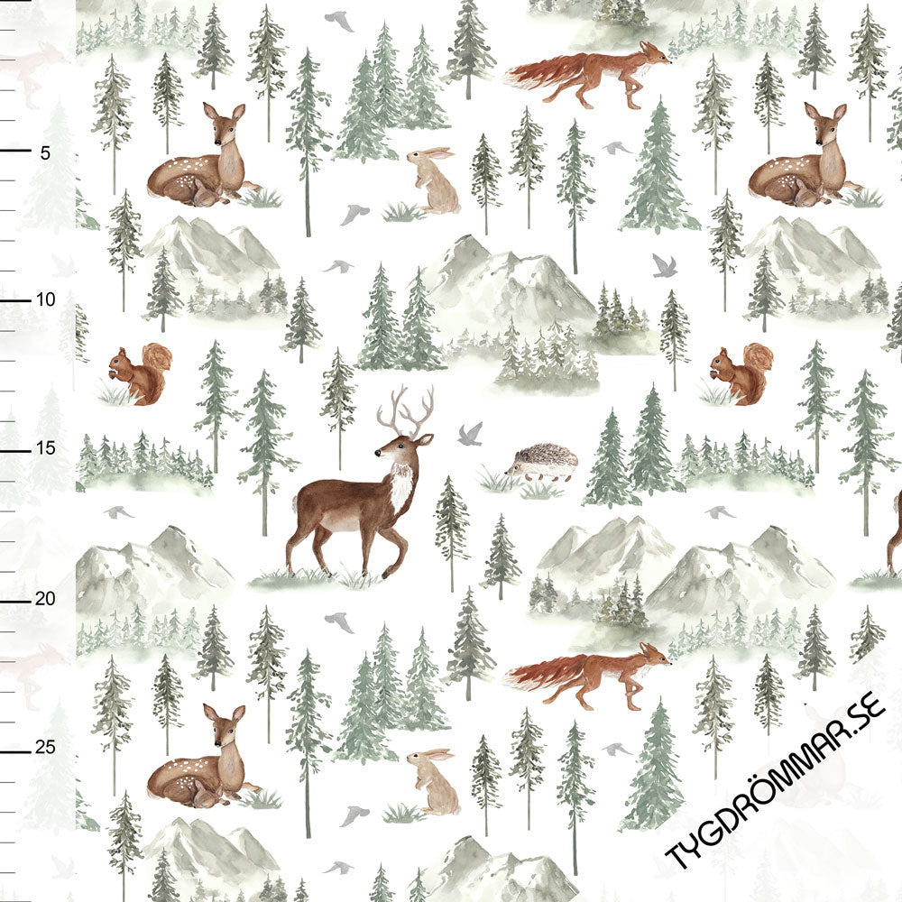 Jersey côtelé bio équitable Sweetest Forest