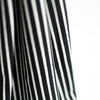 Fairtrade biojersey Stripe classique noir / blanc
