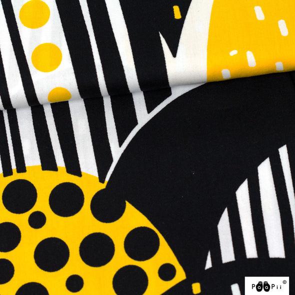 Fairtrade Coton bio Satin Récolte Sun Yellow
