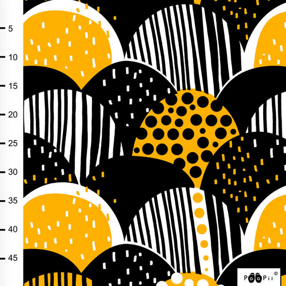 Fairtrade Coton bio Satin Récolte Sun Yellow