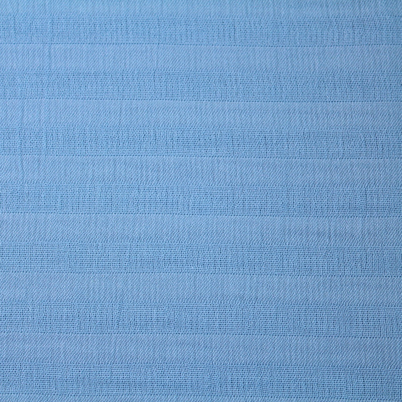 mousseline de coton biologique Fairtrade, bleu clair (GOTS)