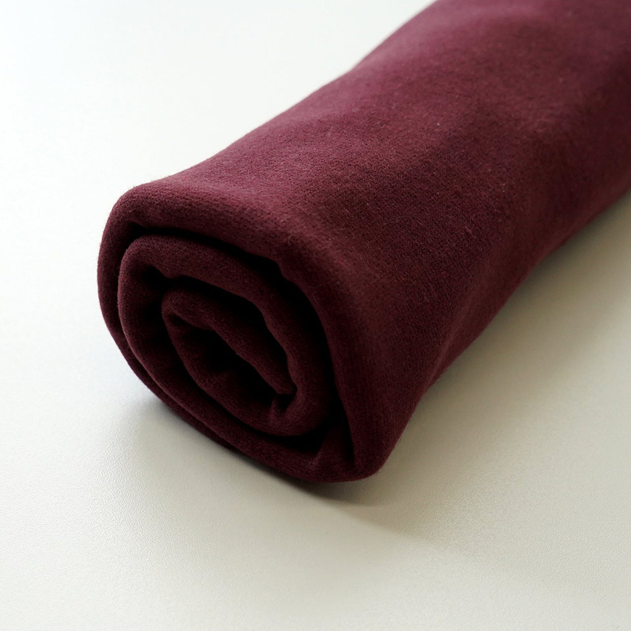 Fairtrade Bio Bündchen uni Bordeaux (GOTS)