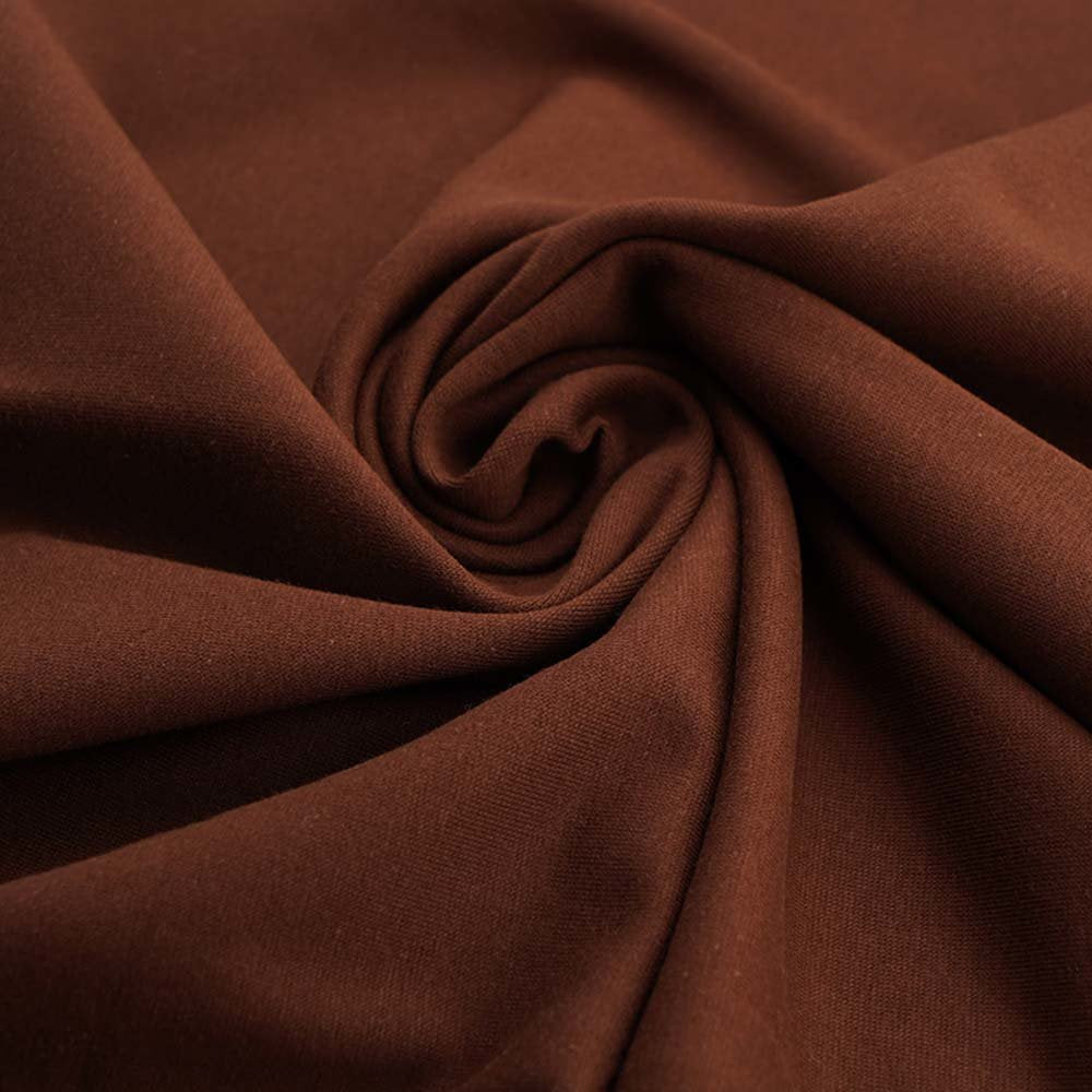 Fairtrade Bio Bündchen uni Schoko (GOTS)