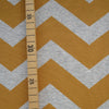 Fairtrade Bio Interlock Jacquard Chevron Curry Nevis