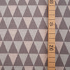 Fairtrade Bio Jacquard Dreiecke Grau (GOTS)