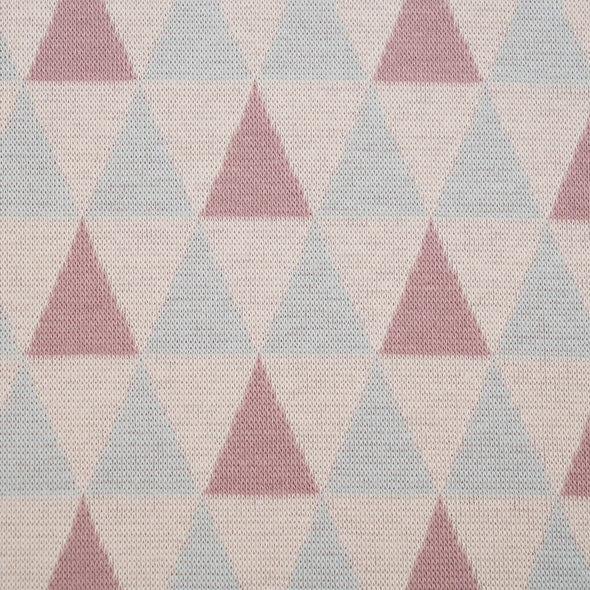 Bio Kuschel Jacquard Dreiecke Pastell