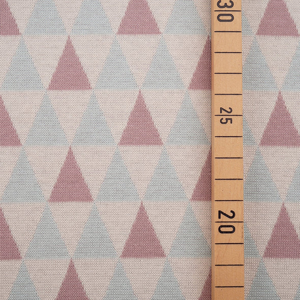 Bio Kuschel Jacquard Dreiecke Pastell