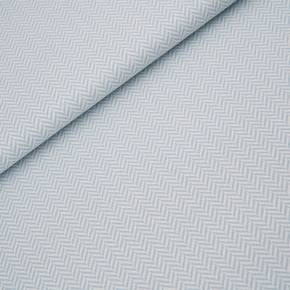 Fairtrade Bio Jacquard Fischgrät Gletscher