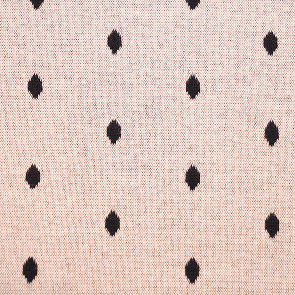 Fairtrade Bio Jacquard Missi Dots braun