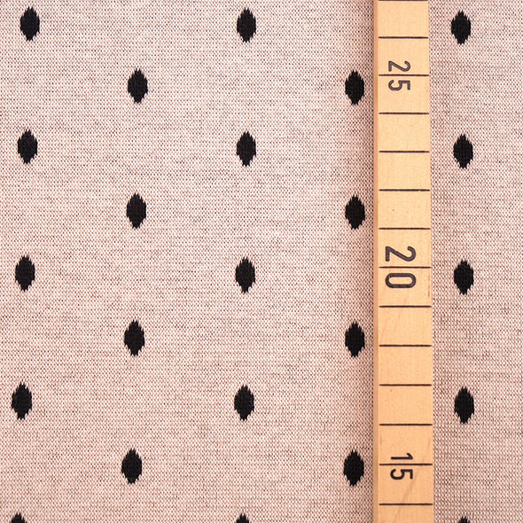 Fairtrade Bio Jacquard Missi Dots braun