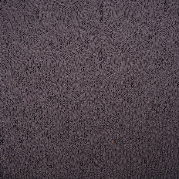 Fairtrade Organic Summer Knit Blossoms gris foncé
