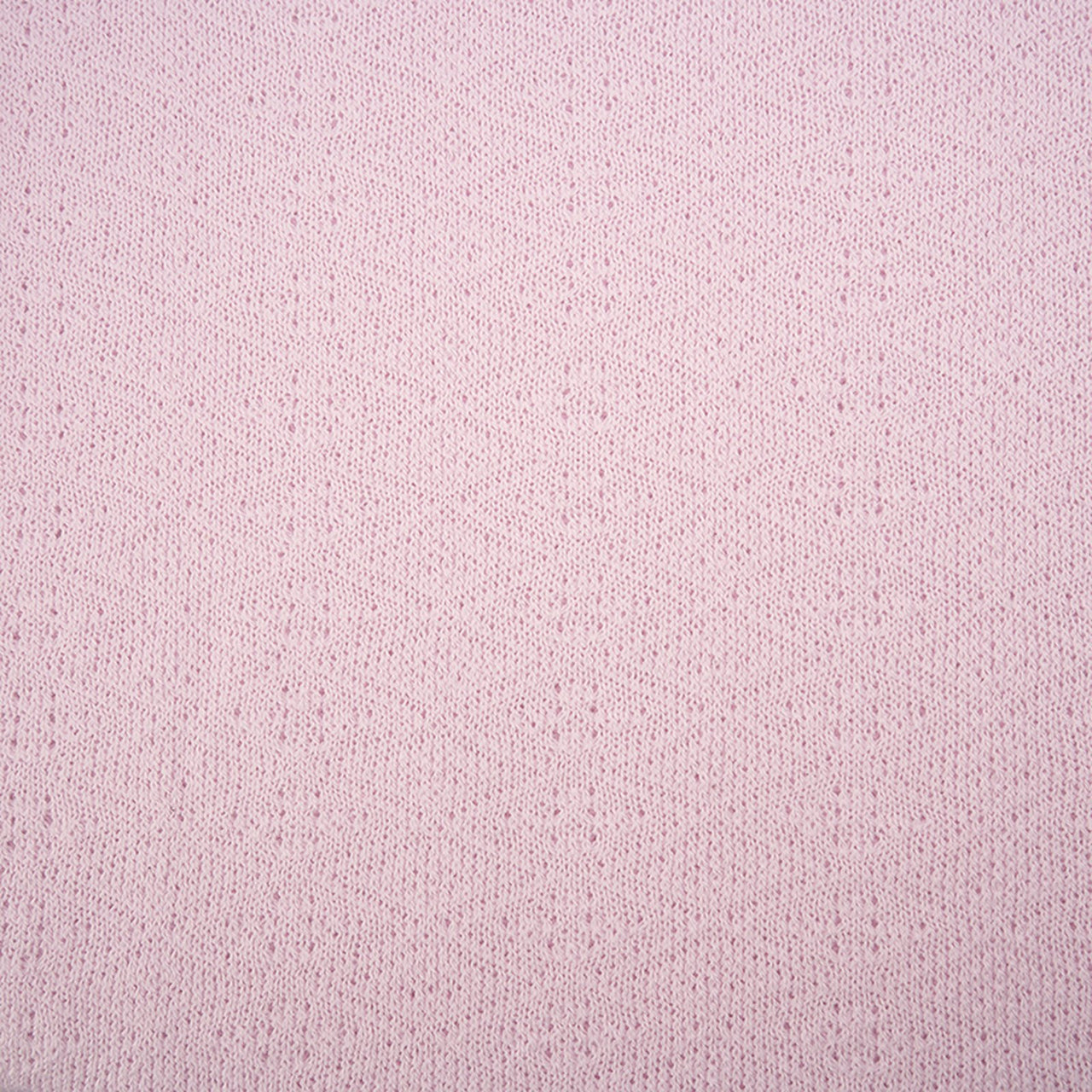 Tricot d'été bio équitable, motif losanges, rose clair (GOTS)