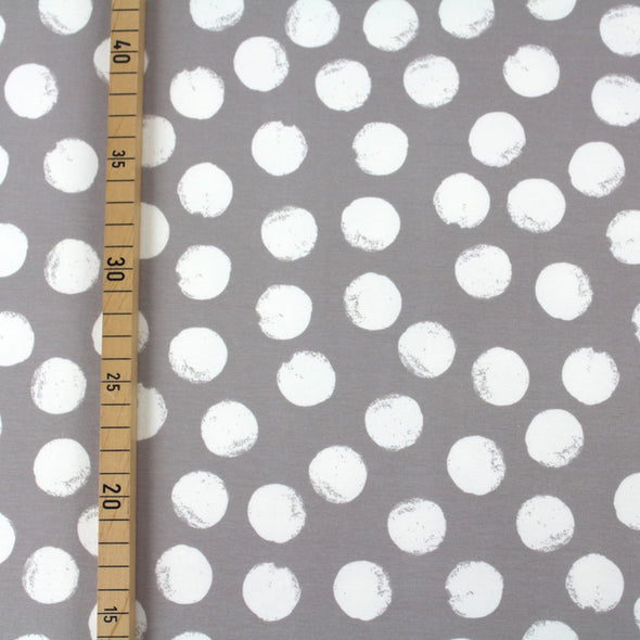 Fairtrade Bio Sweat Mellow Dots Steindrau