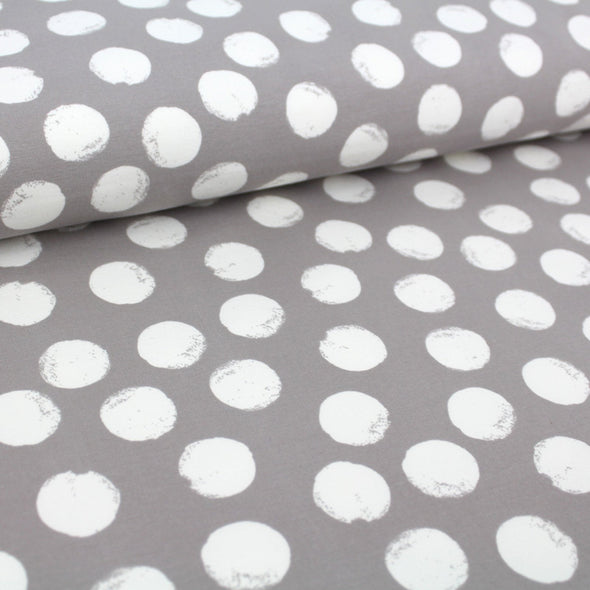 Fairtrade Bio Sweat Mellow Dots Steindrau