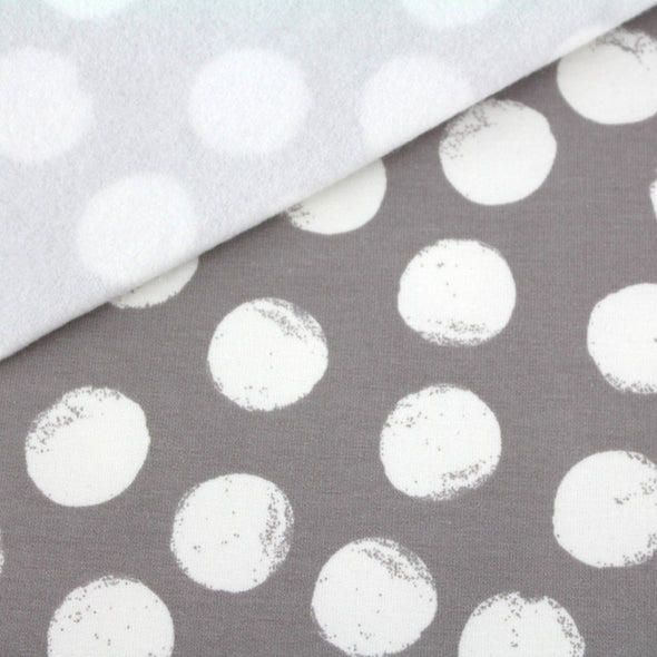 Fairtrade Bio Sweat Mellow Dots Steindrau