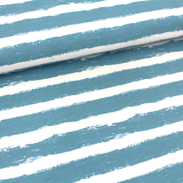 Fairtrade Bio Sweat Sweat Stripes Stillwater