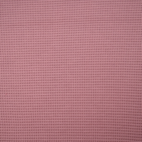 Fairtrade Bio Waffel Jacquard Woodrose (GOTS)