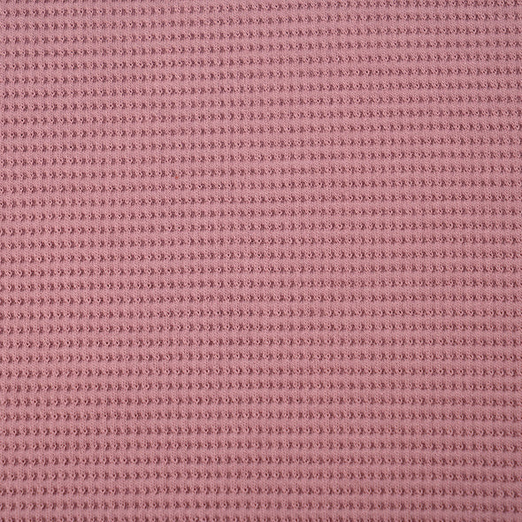 Fairtrade Bio Waffel Jacquard Woodrose (GOTS)