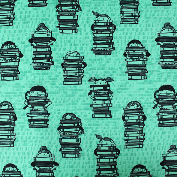 Fairtrade Biojersey Book Kids Mint