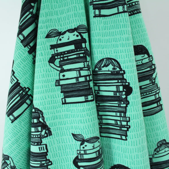 Fairtrade Biojersey Book Kids Mint