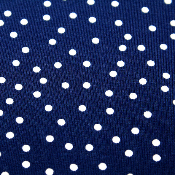 Fairtrade Biojersey Dotties Marine