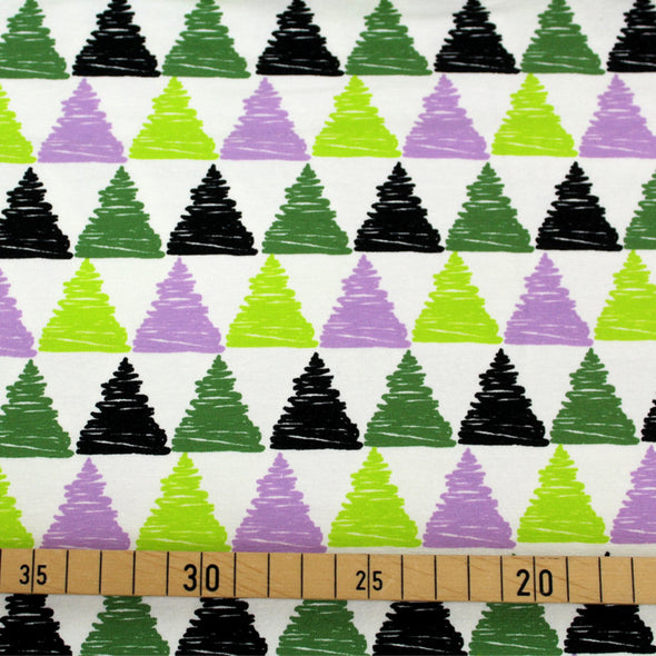 Fairtrade Biojersey Drago Triangles rosa (GOTS)
