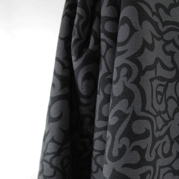 Fairtrade Biojersey - Roses gothiques