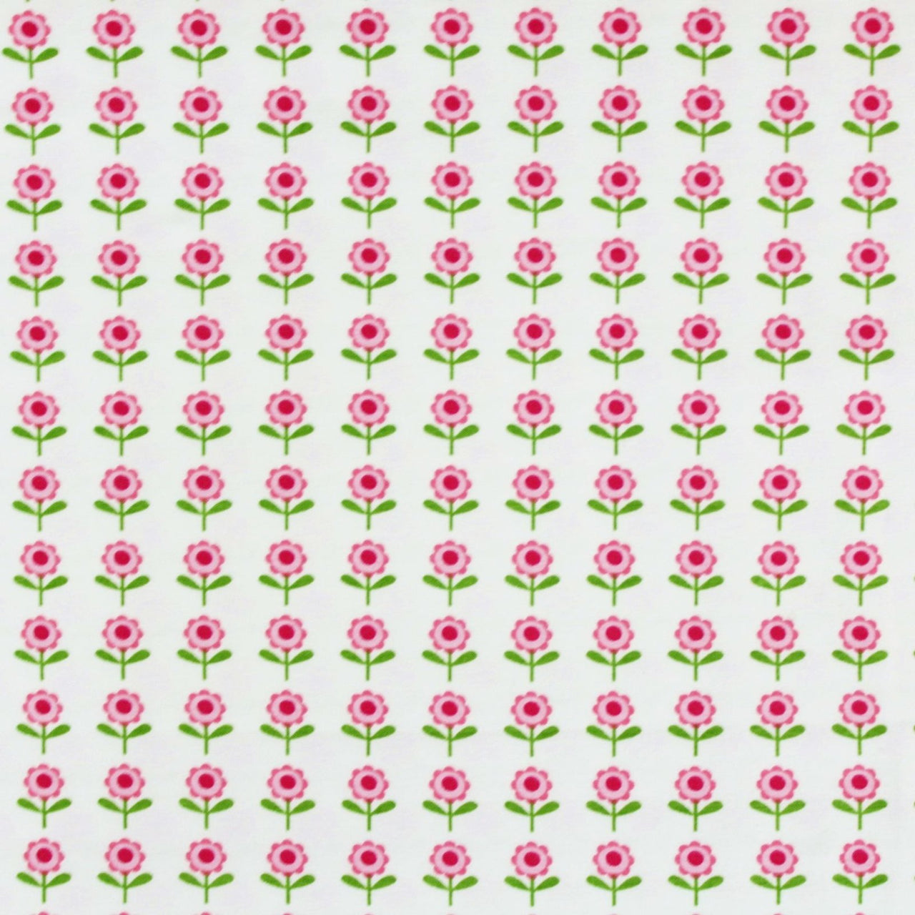 Fairtrade Biojersey Laniflower Weiss