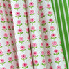 Fairtrade Biojersey Laniflower Blanc