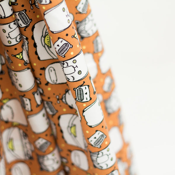 Fairtrade Biojersey Monstermania Karamell