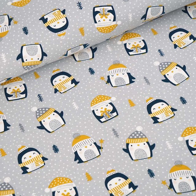 Jersey bio Fairtrade gris argenté pingouin (GOTS)