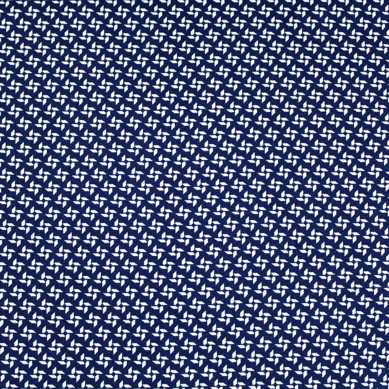 Fairtrade Biojersey Pinwheels marine