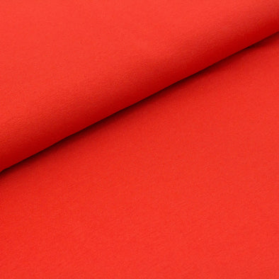 Fairtrade Biojersey uni Tomatenrot