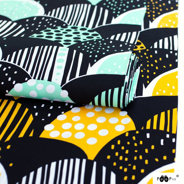 Fairtrade Coton bio Satin Récolte Sun Yellow