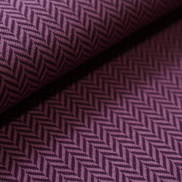 Fairtrade Bio Jacquard Fishgraits Prune