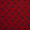 Fairtrade Bio Jacquard Motif tressé Cerise