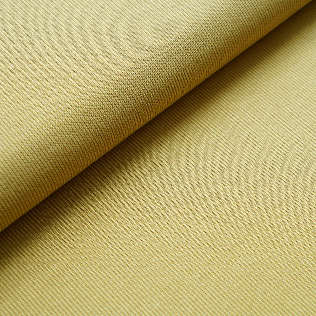 Fairtrade Bio Jacquard Rippenmuster Messing (GOTS)