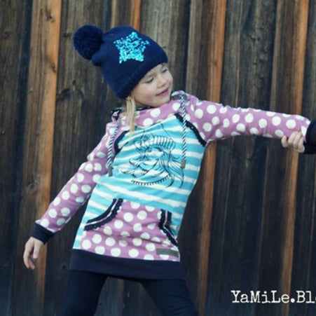Fairtrade Bio Sweat Sweat Stripes Stillwater