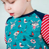 Fairtrade Biojersey Piraten blau